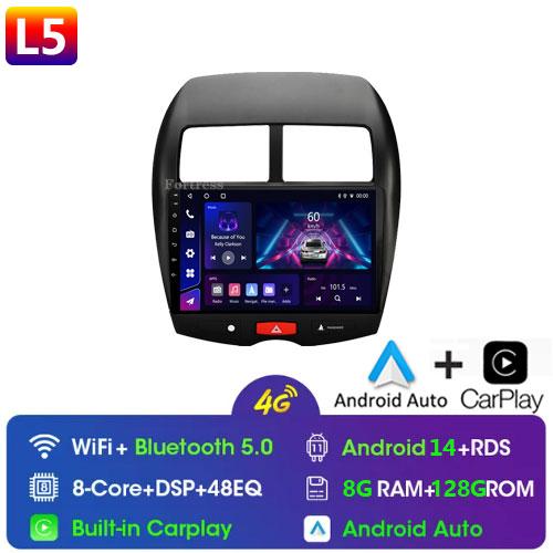 For Mitsubishi ASX 1 2010 2011 - 2016 C4 Peugeot 4008 Car Radio Multimedia Video Player Navigation GPS Android 10 2din 2 din