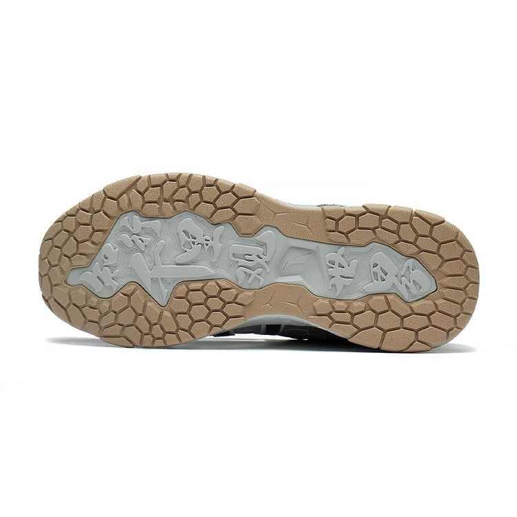 LiNing Youth  Rebound Wear-Resistant Non-Slip Low-Top Running Shoes Kids Running Shoes Gray Black YKFS080-1