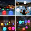 16 Colors Floating Pool Lights 38cm Large Inflatable Pool Beach Ball For Water Pool Party Outdoor Balloon LED Garden Ball Light