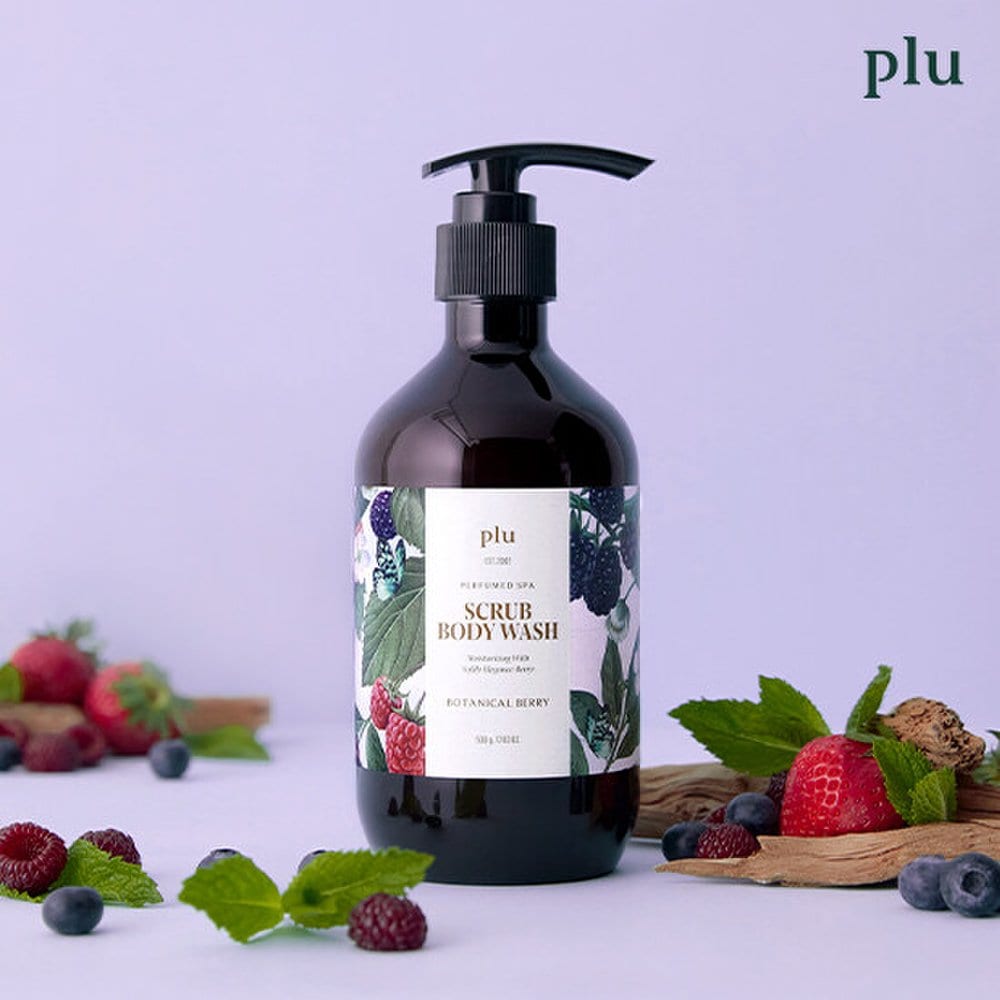 (Single Item) Plu Perfumed Scrub Body Wash 500g (Select Type)