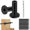 ABUL-80 BUCĂȚI Mâneci Protectoare din Oțel Inoxidabil Pentru Cablu de Oțel 1/8 Inch Balustradă, T316 Grad Marin Protectoare Pentru Stâlpi din Lemn