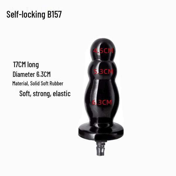 Self-Locking Female Simulation Dildo: Fully Automatic Erotic Masturbator B156