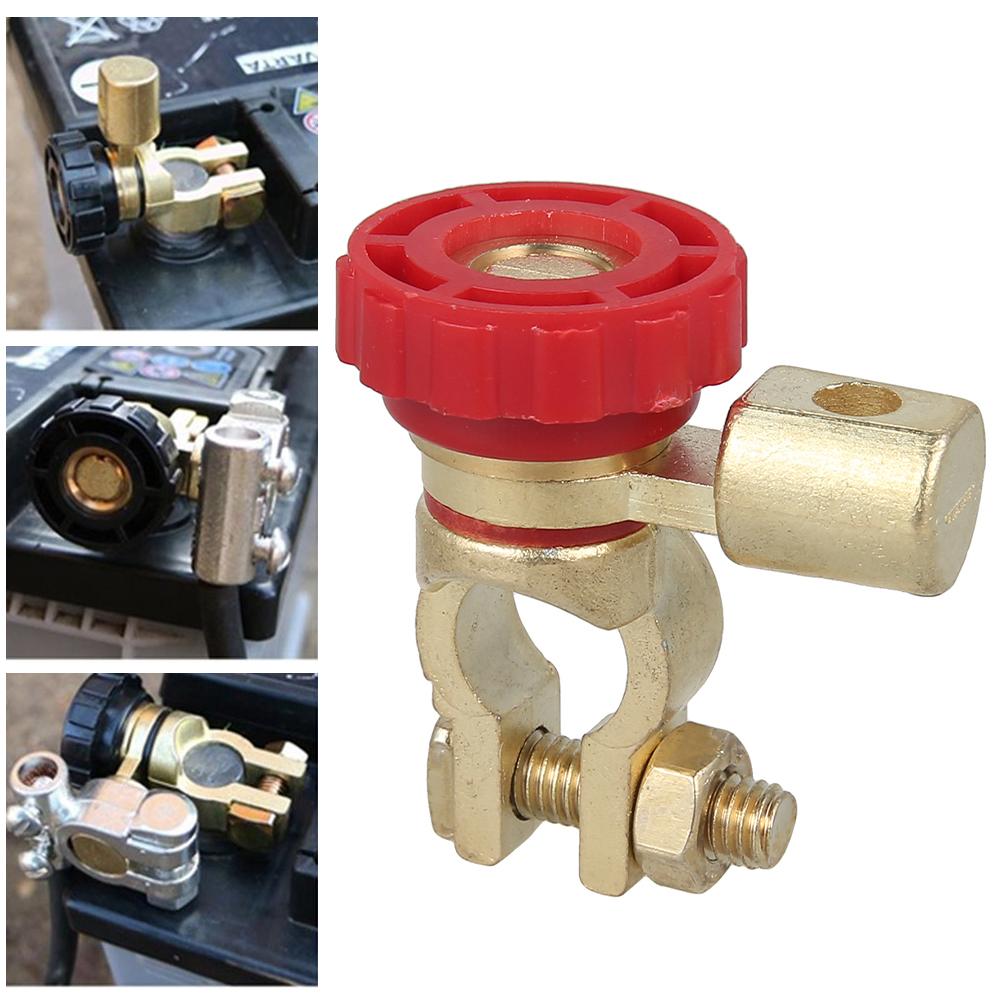 Car Battery Isolator Switch Quick Battery Cut Off Switch Car Battery Disconnect Isolator Alloy Car Battery Switch for Car Boat