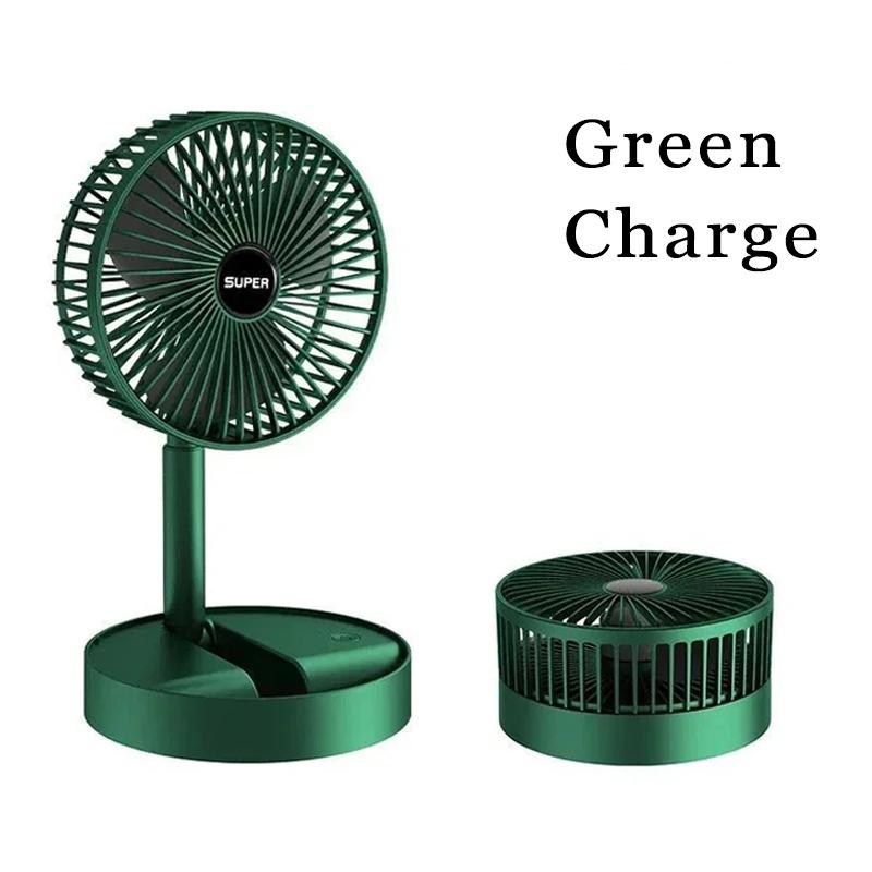 1PC Mini Adjustable Folding Fan Small Cooling Handy Desk Home Office Table Battery USB Rechargeable Portable Electric Fan