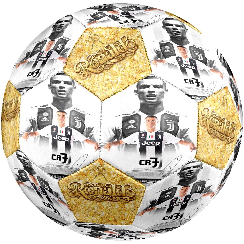 Ronaldo's Real Madrid Cristiano Ronaldo Size 5 Soccer Ball Machine Sewn Indoor/Outdoor Training and Matches perfect gift for sports enthusiasts