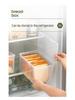 Food-Grade Transparent Plastic Bread Storage Box for Refrigerator