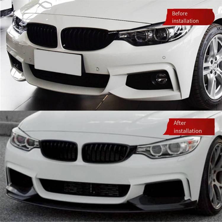 

BMW 4 Series F32/F33/F36 MP Style Front Lip Splitter [13-19] - Small Body Kit Modification Segmented Gloss Black
