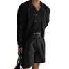 Mens Polo Cardigan 2026 Fall Lightweight Breathable Slim Fit Casual Top Teens