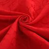 BHOMTY Polyester Tablecloth, Rectangular, Suitable for Home, Hotel, Wedding, Party, Etc., Machine Washable, Wine Red, 140*220cm