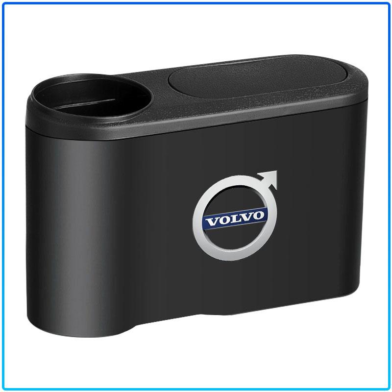 For Volvo XC90 XC60 XC70 XC40 V90 V60 V40 C70 C30 S80 1pcs Car Door Hanging Pressing Storage Case Auto Trash Can