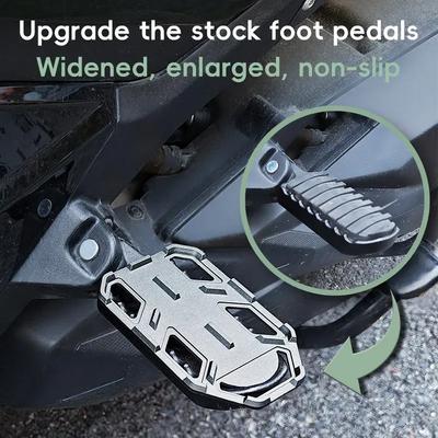 For Zontes 368G G368 368 Non-Slip Footrests Rear Passenger Foot Pegs Off-Road Riding Upgrade Replacement Parts Motorcycle Parts