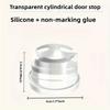 Transparent Silicone Silicone Door Stopper PET Oil Rubbed No Drill Door Stopper Cylinder Creative Anti Bump Pad