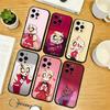 Hazbin Hotel Charlie Morningstar Handyhülle Für iPhone 17, 16,15,14,13,12,11 Plus,Pro Max, Andere Weiche Schwarze Abdeckung
