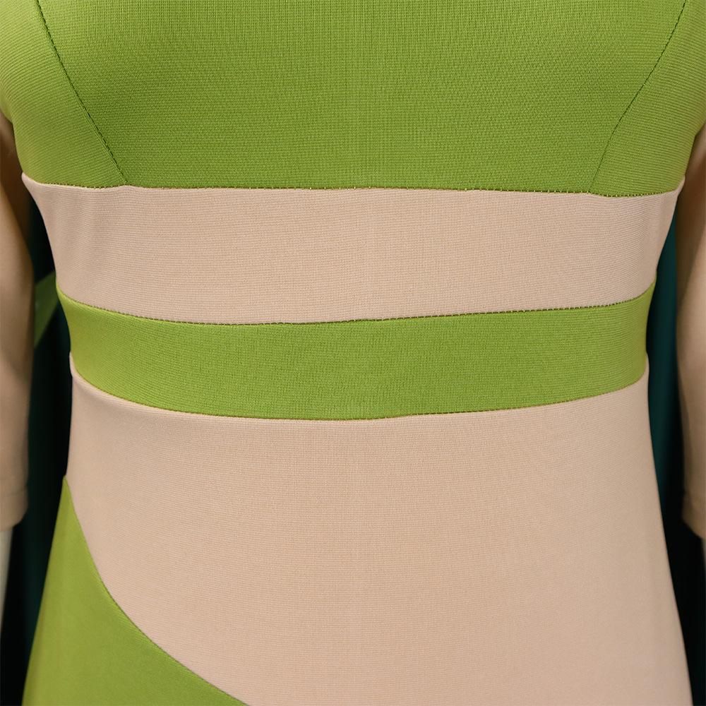 Large Size Women Spring Autumn Fashion Patchwork Dress Ladies One Piece Medium Sleeves Slit Sheath Dress