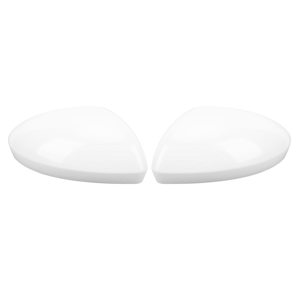 Door Mirror Cover Unpainted White Rearview Side Mirror Cap Wing Mirror Housing Replacement for Altim