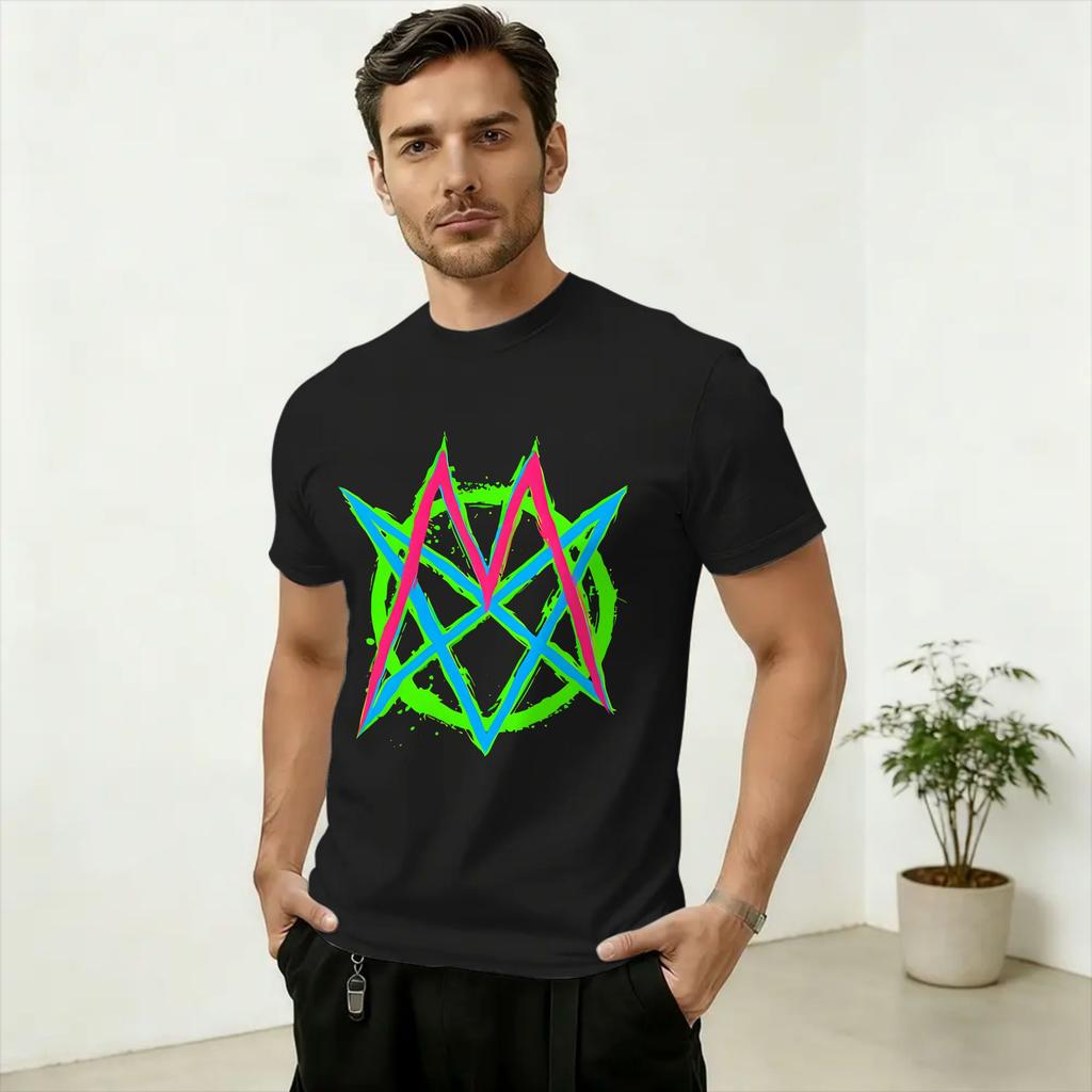 Oversized T Shirt Beach Band MSI Fanart Hip Hop T Shirts Cotton Tee Shirt for Unisex Y2K Basic Print Short Sleeve Tees