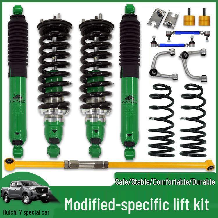 Adjustable Shock Absorber & Reinforced Upper Control Arm for Ruichi 7 Pickup, 2-Inch Lift Kit
