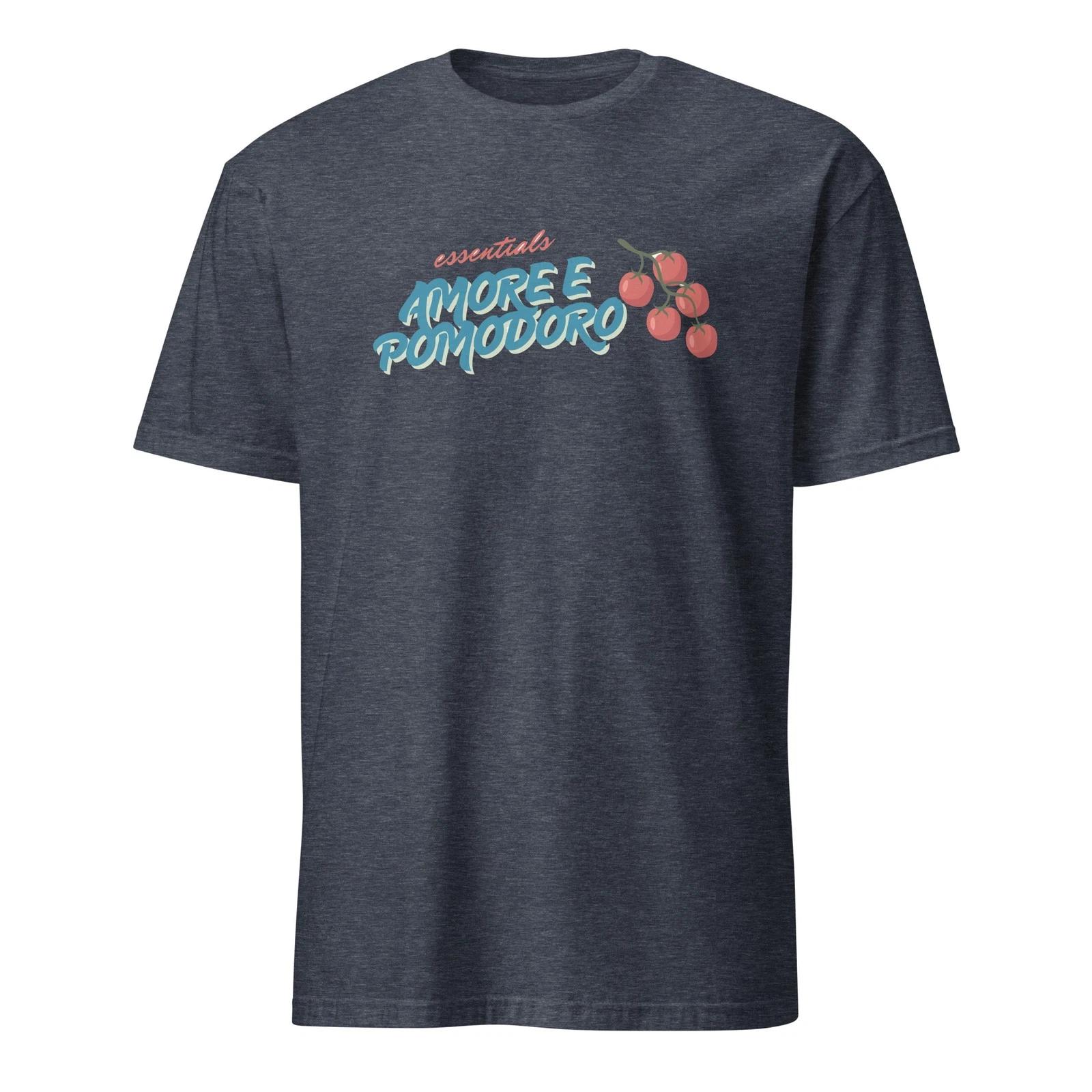 

Amore e Pomodoro Italian Souvenir T-T-Shirt - Retro Tomato Girl Aesthetic Tee 4XL