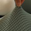 1pc  Jacquard Fleece Elastic All-inclusive Sofa Cover + 1pc Throw Pillow Cover (Without Core) Sofa Slipcover, Couch Cove