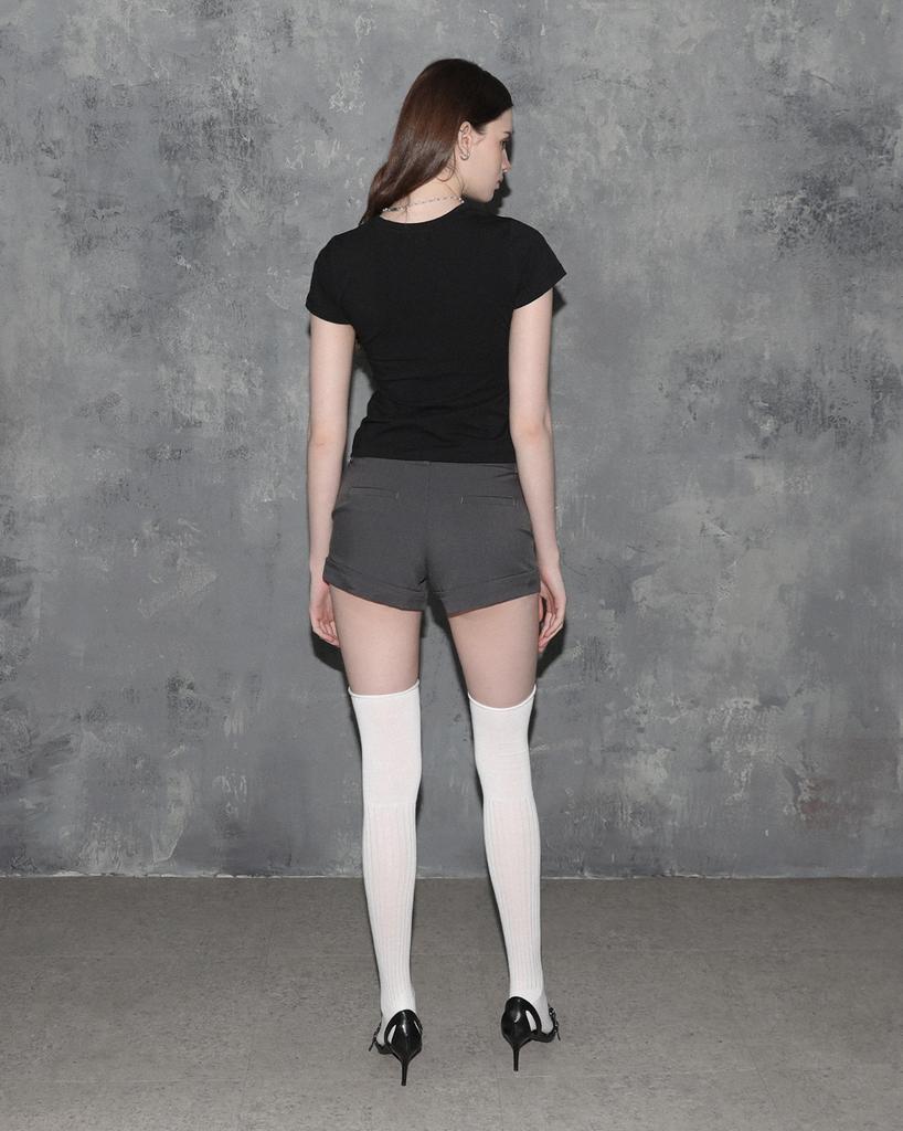 Maegolenseoul Adore Me Slim Fit T-Shirt Black