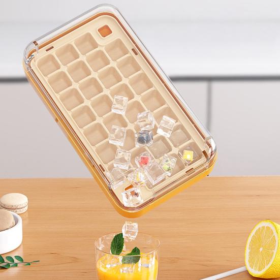 Pressemitteilung zur Eiswürfelschale BPA-freier, lebensmittelechter Eiswürfelbereiter Große Kapazität Platzsparende, stapelbare Eisform