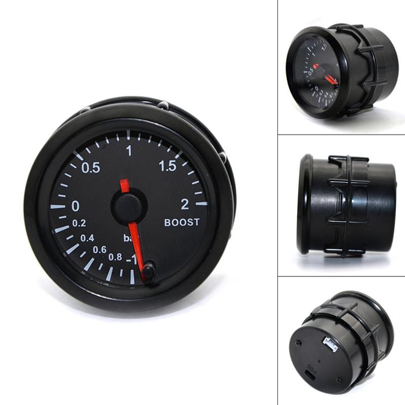 2" 52mm 7 Colors LED Boost/Water temp/Oil temp/Oil pressure/Voltmeter/Air Fuel ratio/EGT/Tachometer RPM Car Gauge +Gauge Pods