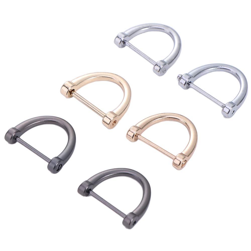 Car-Styling Interior Accessories Bag Repair Buttons D Shape Key Chain Car Keychain D Shape Keyring