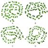 Artificial Vines Leaf Plants Wall Decoration Leaves Ornament Decorative Layout Props for Patio Hallway Wedding Party