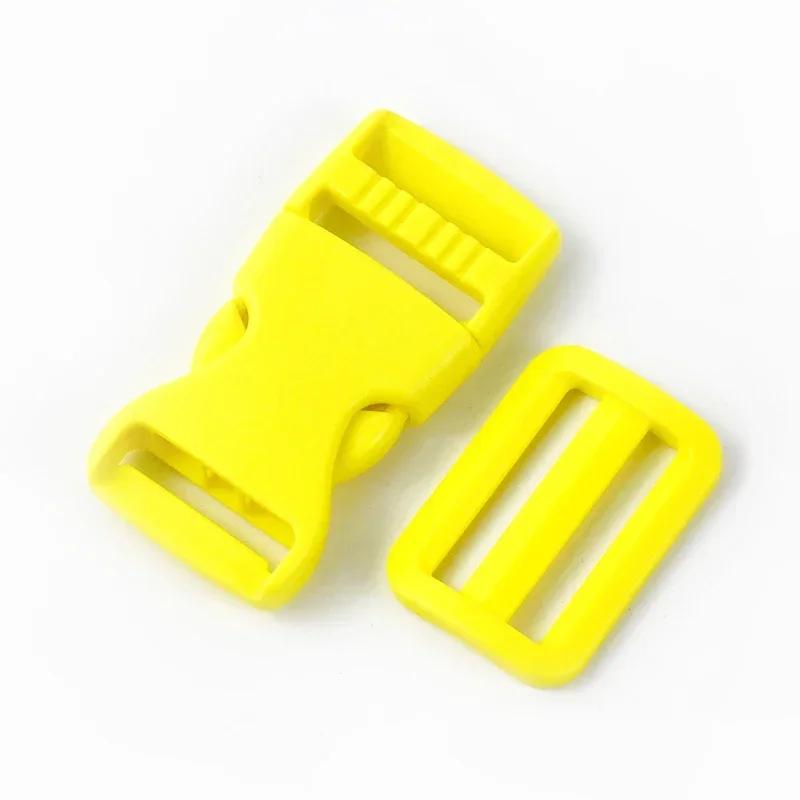 5/10Sets Meetee 25/32/38mm Backpack Belt Buckles Plastic Release Clasp Tri-Glide Slider Ring Hook Safety Clip Buckle DIY Craft