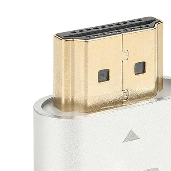 4K HDMI-compatible Dummy Plug Virtual Monitor Display Emulator Headless Virtual Display Adapter for Graphics Card Spoofing Camouflage Lock Screen