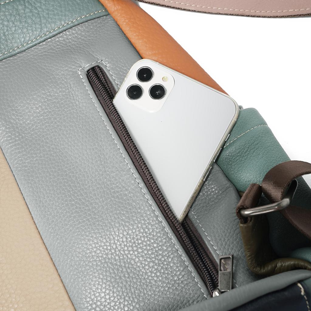 Zency Genuine Leather Women's Stylish Backpack