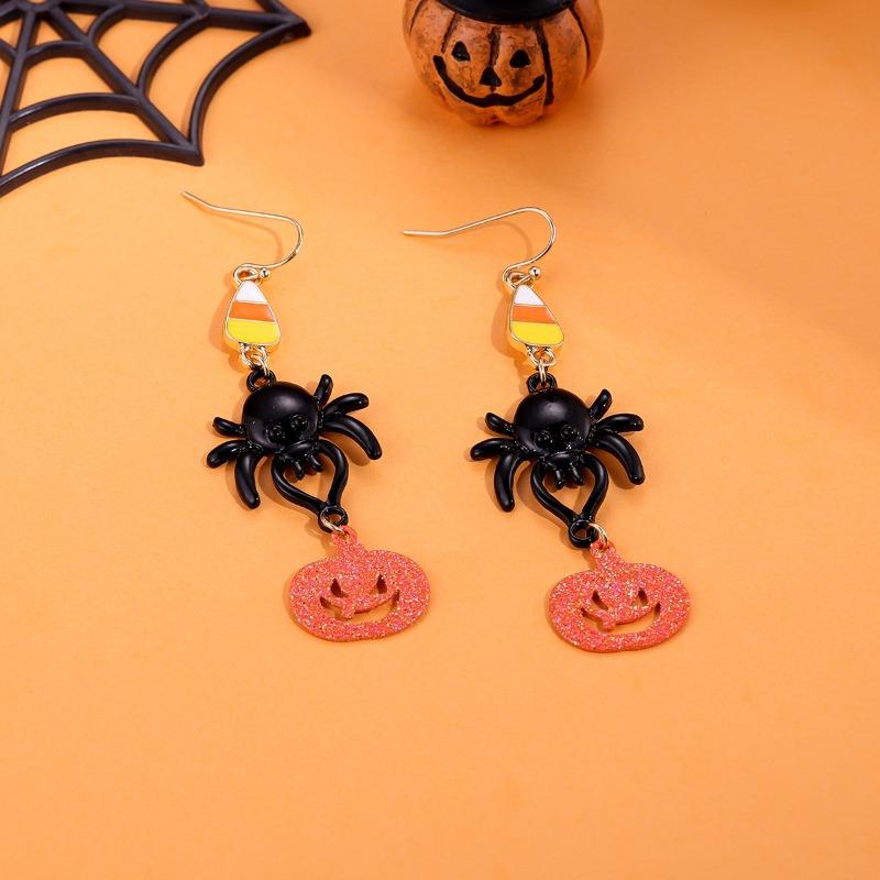 New Halloween Stud Earrings Combination Cartoon Funny Easter Earrings Set