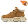 High-top winter velvet thickened non-slip snow boots outdoor sports feeling warm and cold-proof thick-soled dad cotton shoes