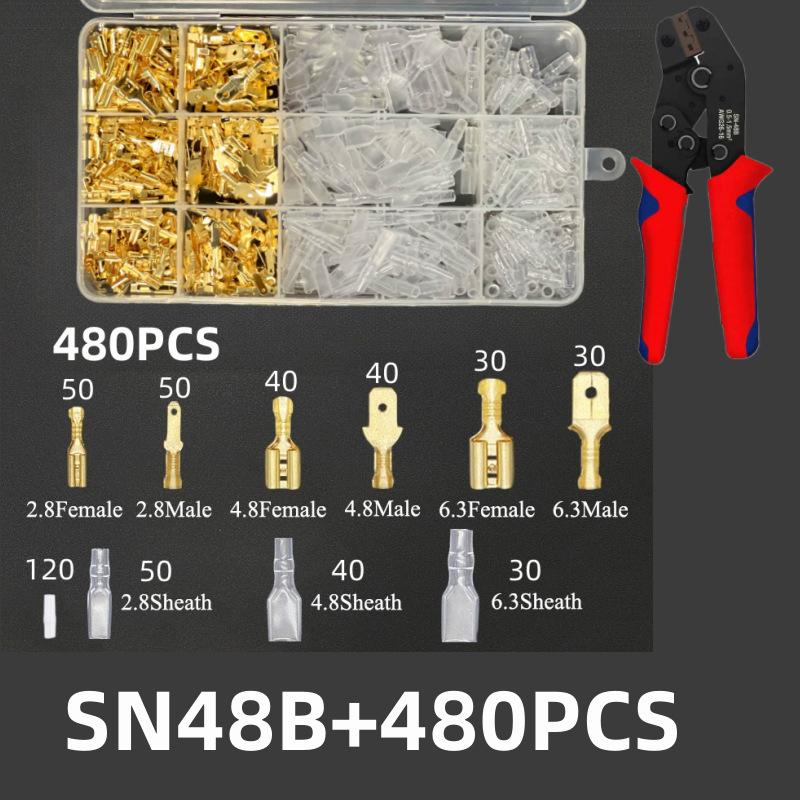 20/270/315/450/600/900Pcs Cold-Pressed Terminal Blocks Male And Female Docking 2