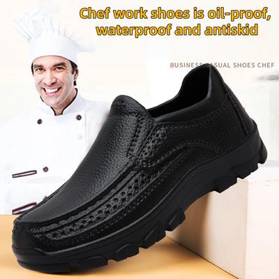 Scarpe da Chef da Uomo Impermeabili e Resistenti all'Olio Calzature da Lavoro per Cucina Ultraleggere Antiscivolo Eva Suola Morbida Scarpe da Uomo Quotidiane Scarpe da Giardino