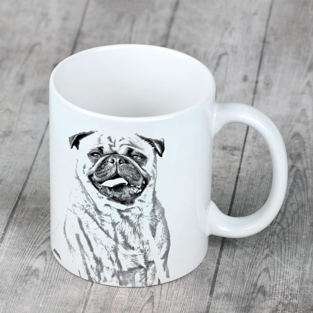 Pug - cup with a dog, personalized cup with a print, a classic gift for everyone from the Art-Dog brand