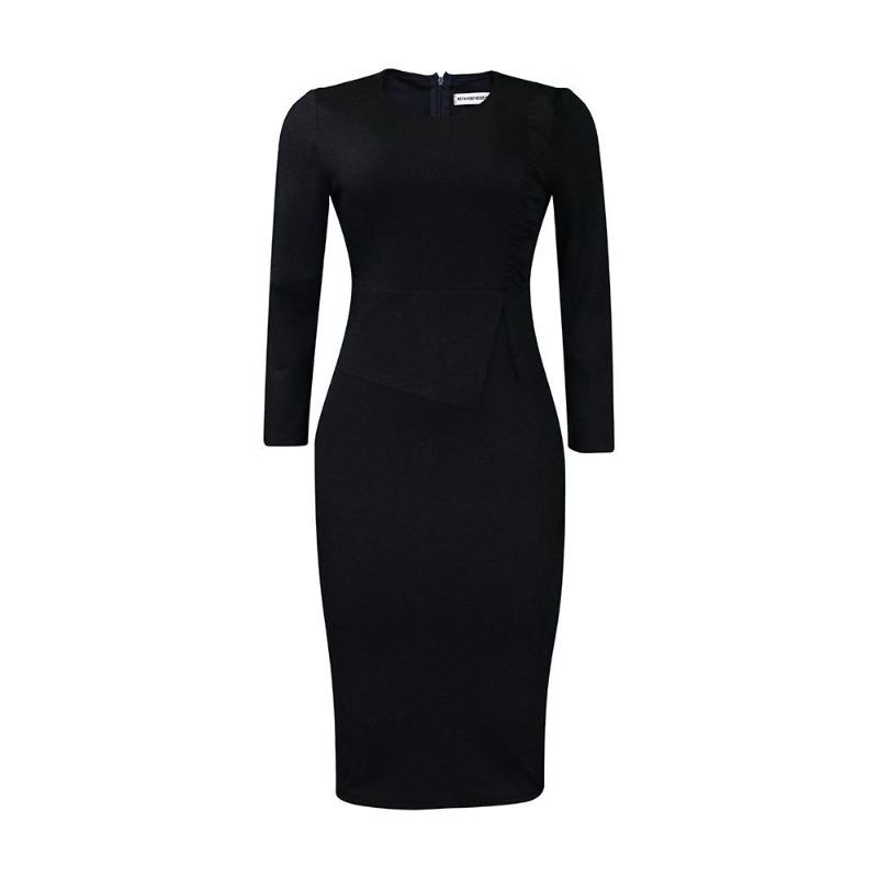 Frühling und Herbst Damenkleid Temperament schlanker Bleistiftrock Modepaket Hüfte große Kleider