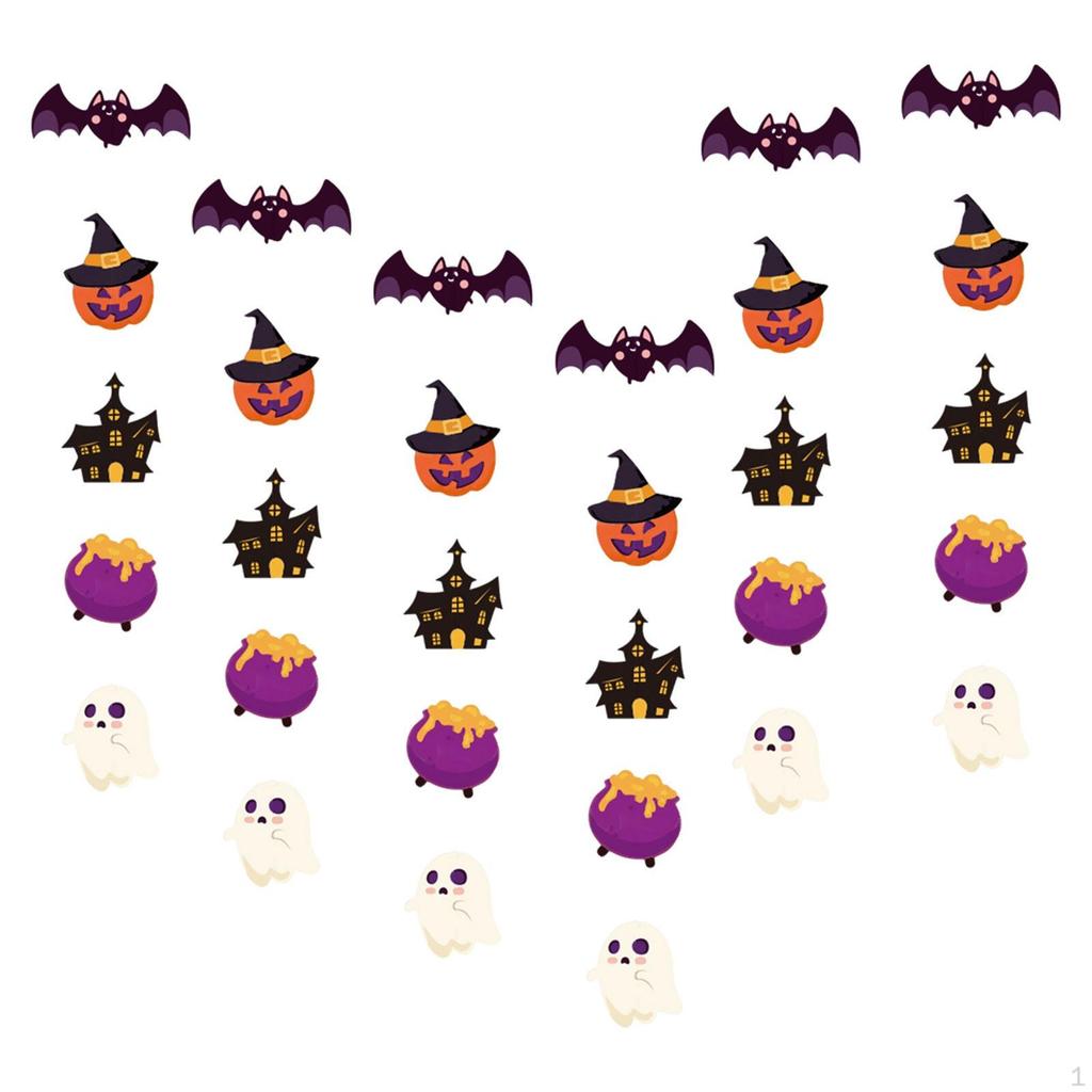 30M Long Halloween Hanging Banner, with Horror Atmosphere, Ideal for Decorating Bedroom Walls,
