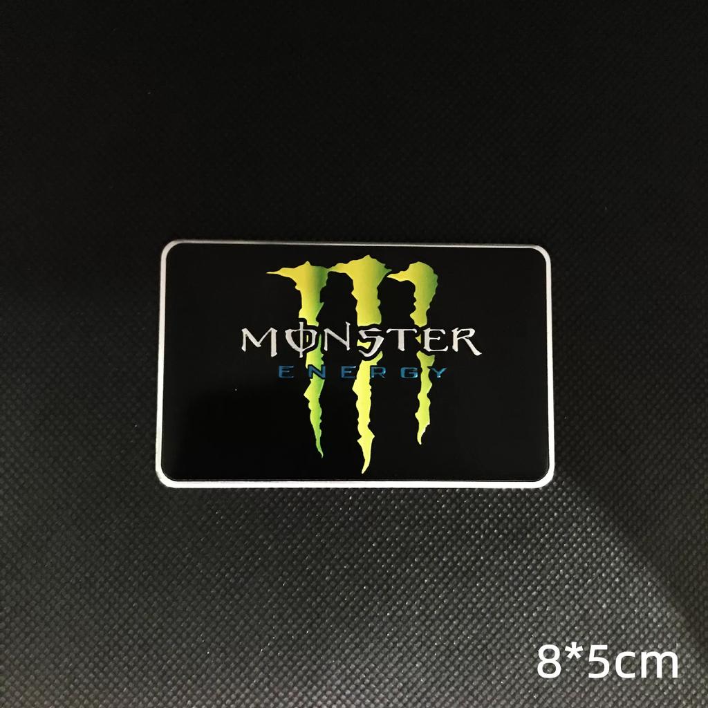 Car modification car sticker, ghost claw monster devil MONSTER metal label aluminum alloy nameplate personalized decorative sticker