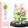 Everlasting Flower Small Particle Building Blocks with Cover Children's Educational Assembling Toys Desktop Ornaments Brand New