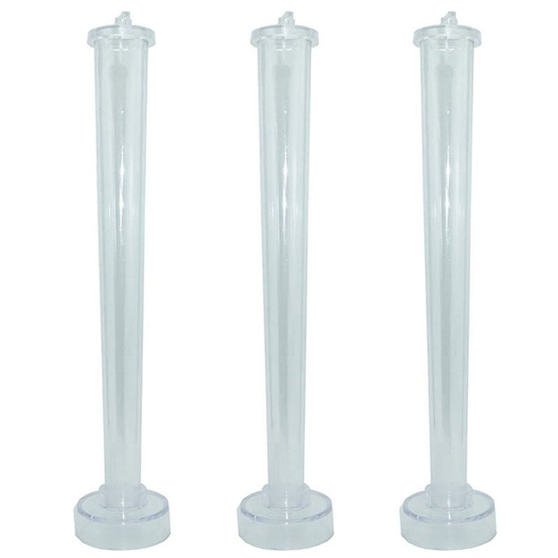 Feb.3X Candle Molds Durable Candle Molds For Making Candles Classic Tall Taper Mold прозрачный