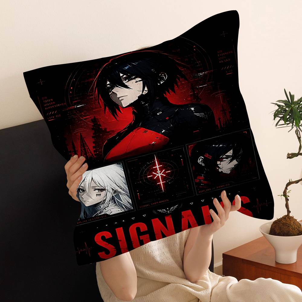 Signalis Horror Indie Game Cushion Cover Decorative Pillow Sofa Home Decor Case Pillow Cases