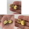 10pcs Fashion Brass Round Cufflinks Button Covers Round Cuff Links Brass Imitation Cuff Links for Unisex Photo Shoots large