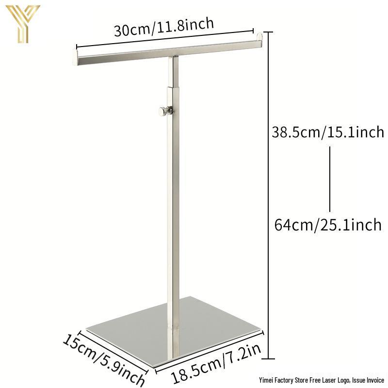 Stainless Steel Multifunctional Clothing and Accessories Display Rack