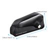Black Bicycle Bag Waterproof Cycling Top Front Tube Frame Bag Magnetic Closure Locking System For MTB Road Bike