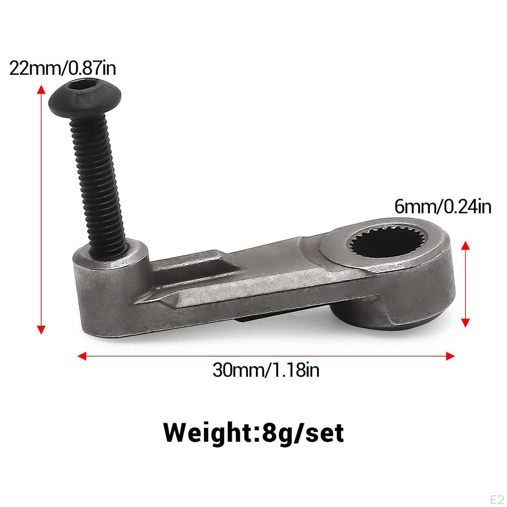 Metal Servo Steering Arm Repair Part Professional Heavy Duty High Performance Car RC