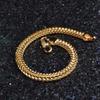 18K 21cm Bracelet Gold Gp Gold Gold Chain Boyfriend Men's Unique Gold Chain Chain Bracelet