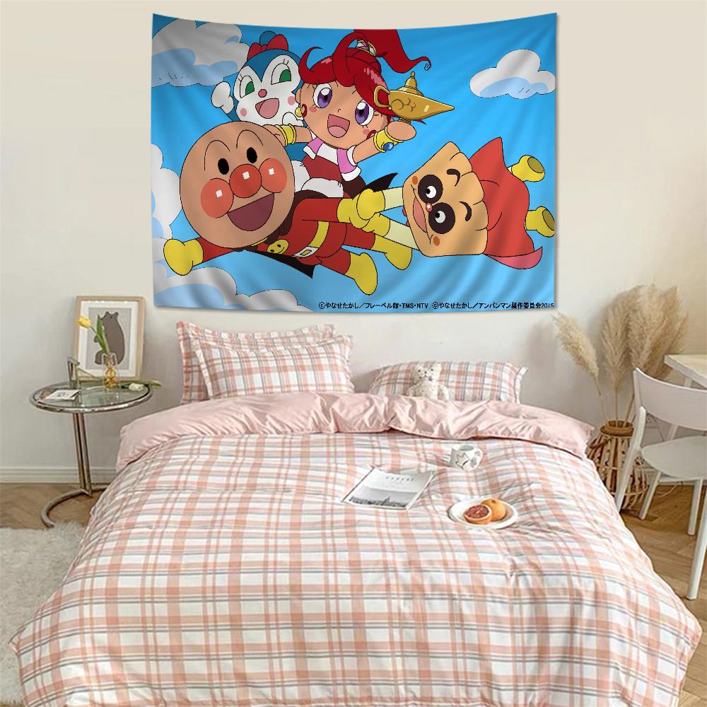 Children Anpanman Anime Hanging Bohemian Tapestry Bohemian Wall Tapestries Mandala Cheap Hippie Wall Hanging
