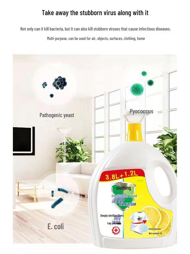 Clothing and Household Antibacterial Laundry Disinfectant