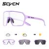 SCVCN Cycling Glasses Fashion Sunglasses for Men Photochromic Women Bike Mountain Road Bicycle Eyewear Cycle Goggles UV400 MTB
